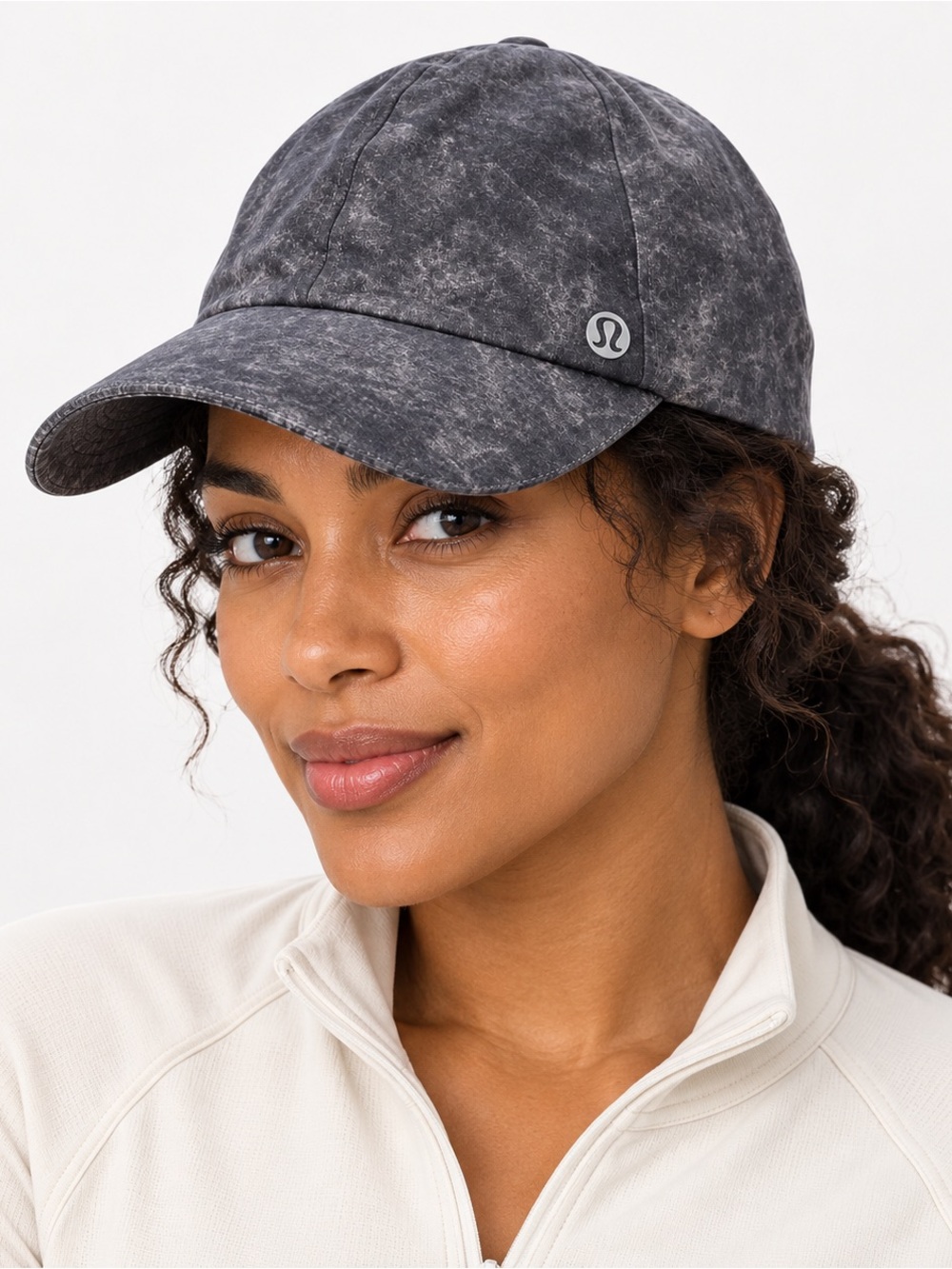 NWOT - Lululemon Fast and Free Running Hat Grey Marble Reflective One Size